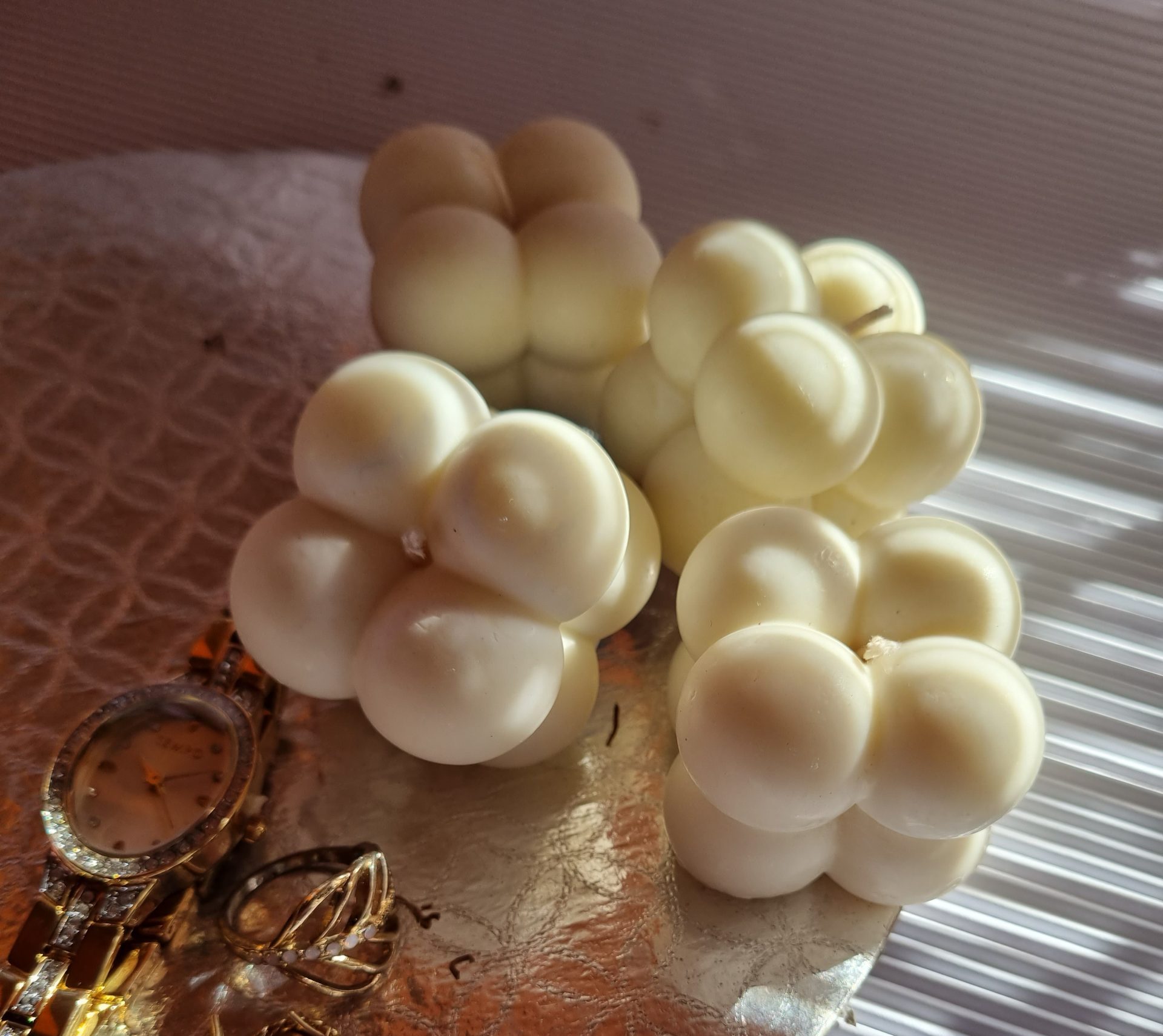 Handcrafted, Mini Bubble Candles
