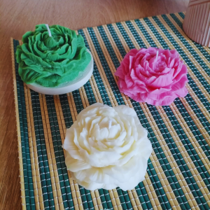 Peony Flower Candle
