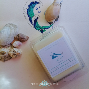 ocean scented, wax melts, ocean inspired, beach fragrance