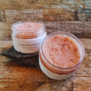 Himalayan Lavender Body Scrub, natural body scrub, exfoliating salt scrub, lavender body care, gentle skin exfoliation, organic body scrub, relaxing body scrub, soft smooth skin