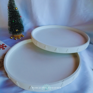 trinket tray, everwood trinket tray, decorative tray, cement tray, minimalist home décor, styling tray, jewelry tray, candle tray, handmade decor accessories, aesthetic home styling