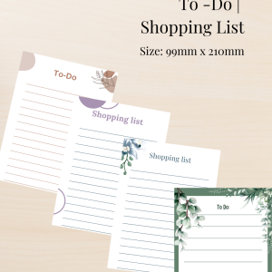To-Do | Shopping List
