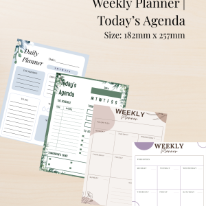 Weekly Planner | Today's Agenda