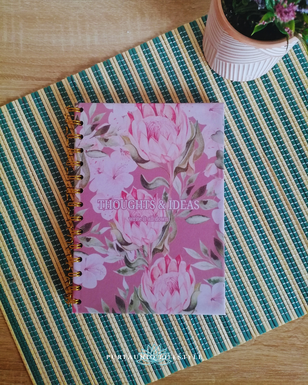 notebook, spiral notebook, ideas, thoughts, journaling