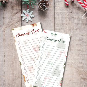 Magnetic Christmas Shopping List